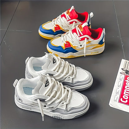 Stijlvolle Heren Skateschoenen met Veters en Gripzool