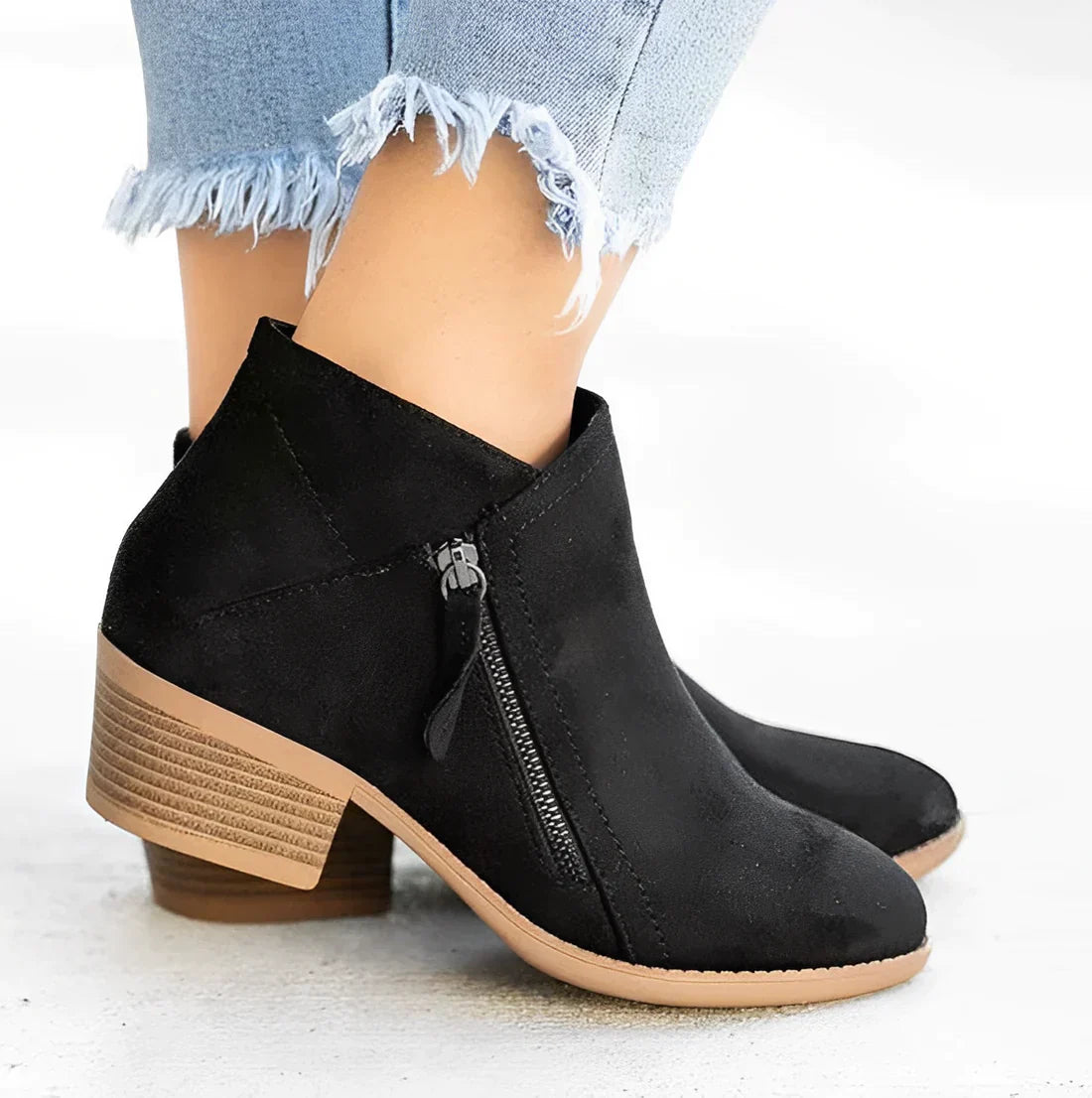 Dames Enkellaarsjes Hoge Hak Zijrits Stiletto