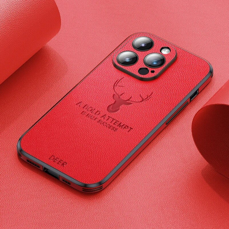 iPhone Hoes van Hertenleer Luxe Beschermhoes Veltro