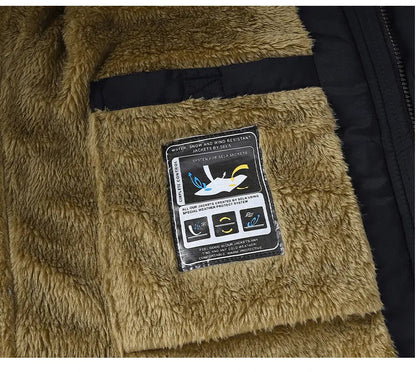 Herense Winterparka met Capuchon Warm en Waterdicht