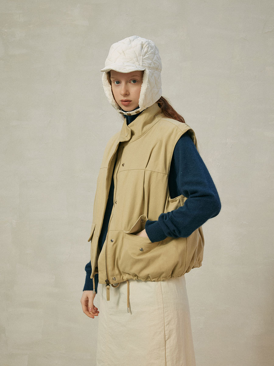 Gewatteerd Gilet Comfortabel Modern Donzen Vest - Mode Vibes