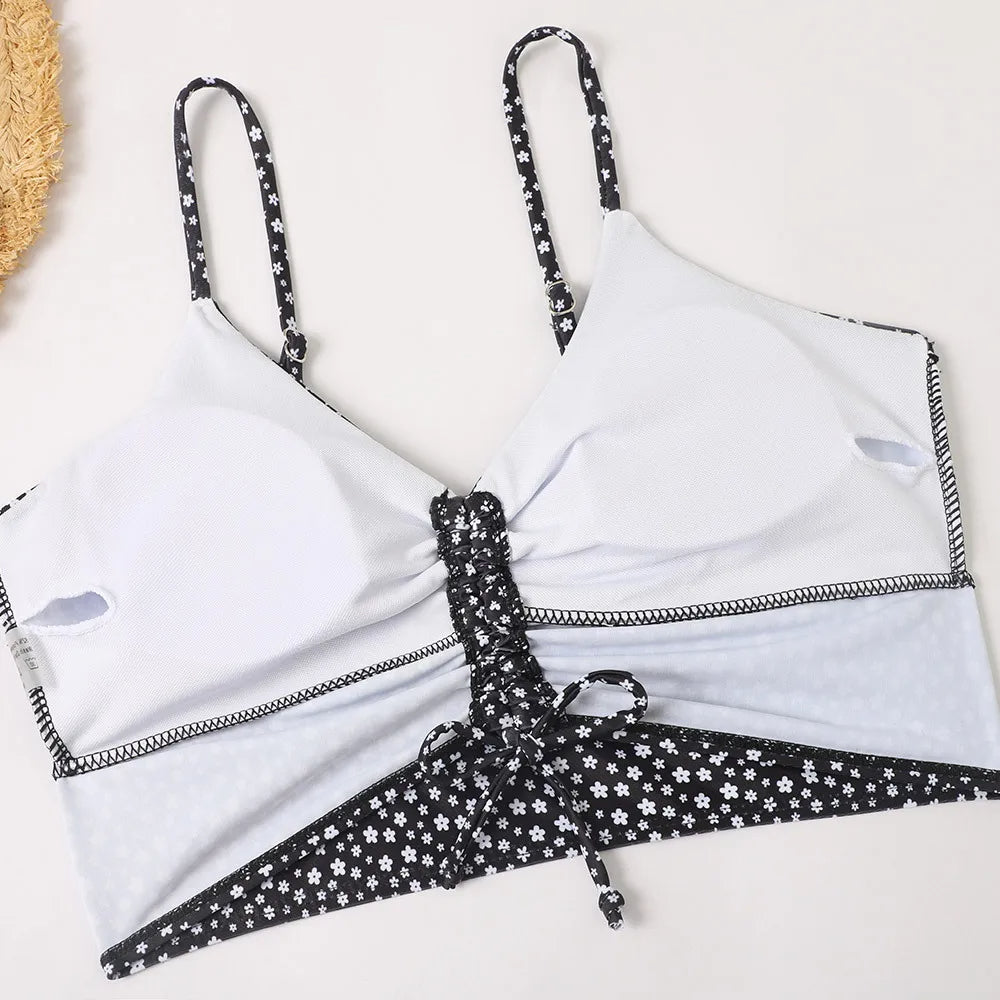 Flower Power Bikini Bloemendesign Trendy damesbadmode