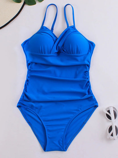 Plus-Size Badpak Gewatteerd voor Vrouwen Stijlvol