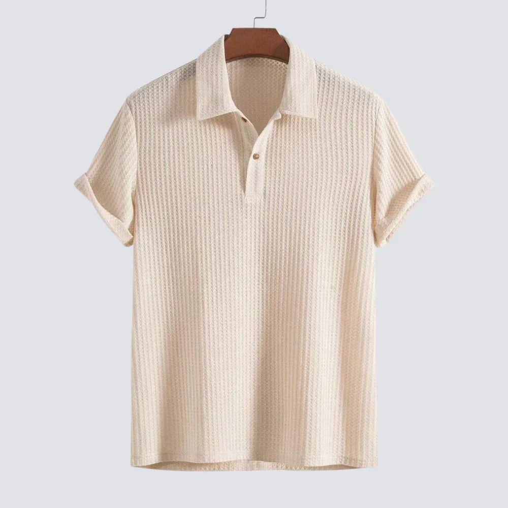 Mannen Polo Klassiek Gebreid Elegance - Mode Vibes