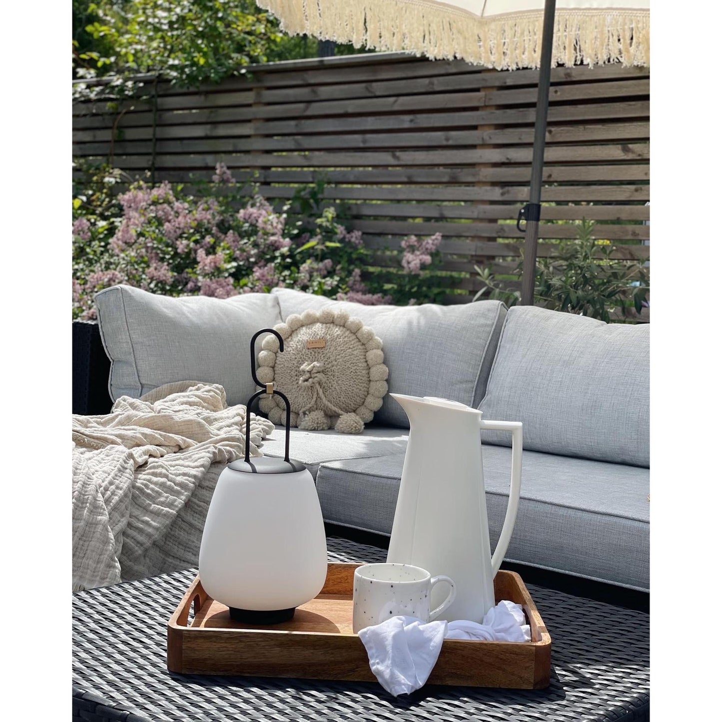 Tuinlantaarn LunaGlow LED Waterdicht