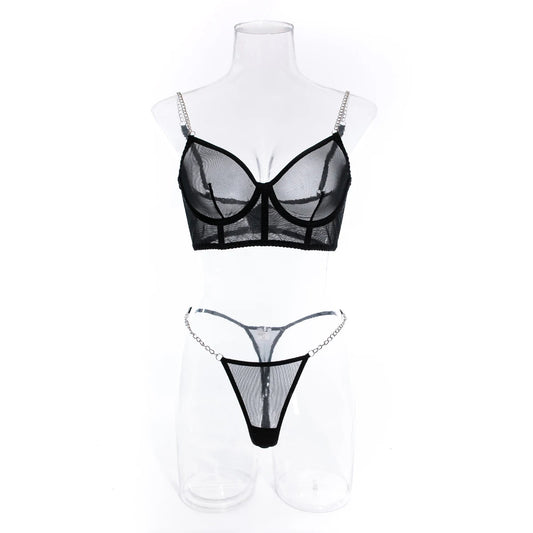 Lingerieset Valeria Transparant en Sexy - Mode Vibes