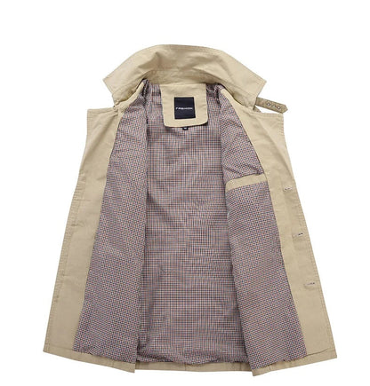 Trenchcoat Warm Michiel Winterjas voor Mannen