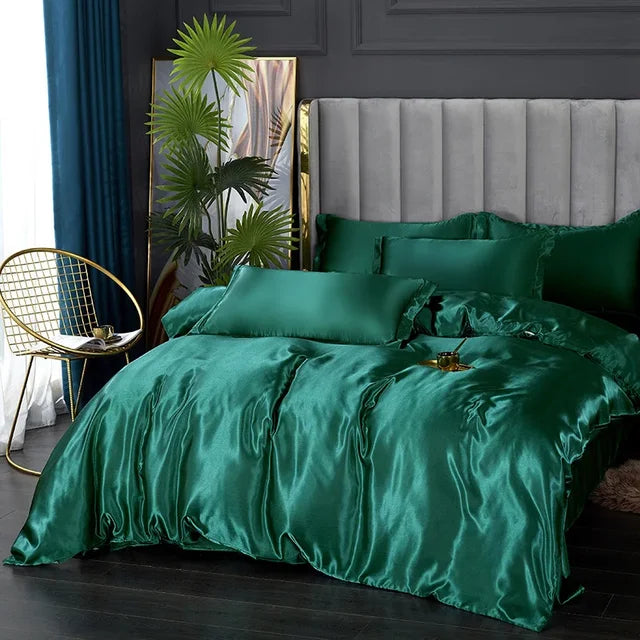 Zijde Beddengoed Set Luxe Satijn Soft