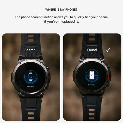 Outdoor Smartwatch TitanCore 7X Waterdicht en GPS