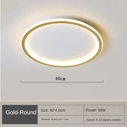 Ronde Plafondlamp Modern Scandinavisch Design AuroraSphere