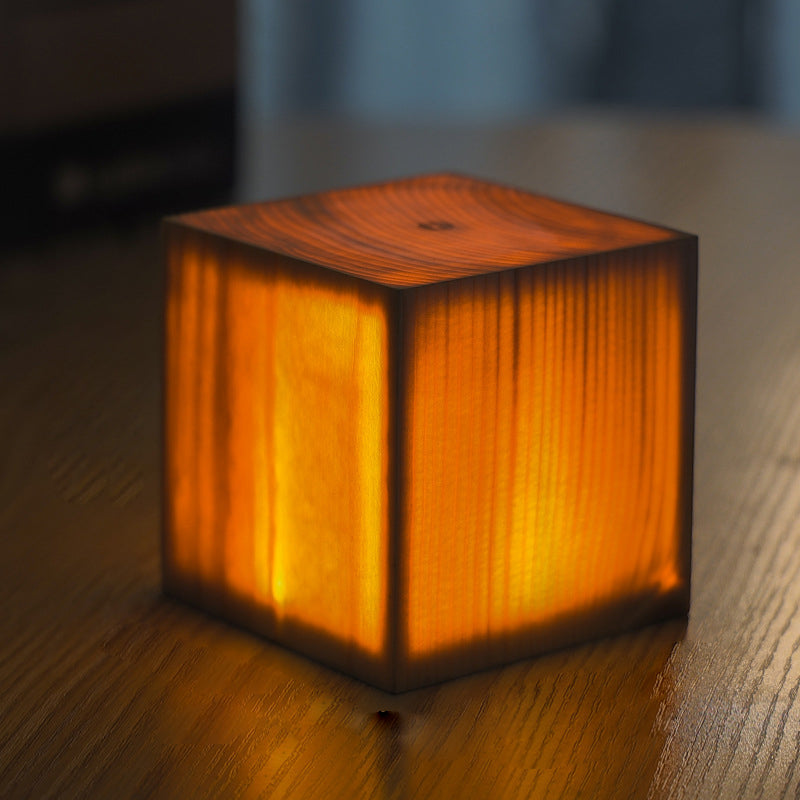 LED Tafellamp Houten Design Dimbaar