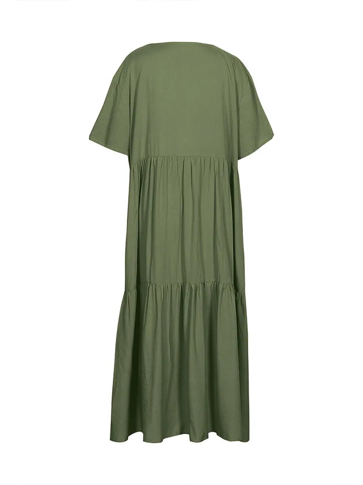 Zomerjurk Plus Size Casual Trendy Mode Jurk