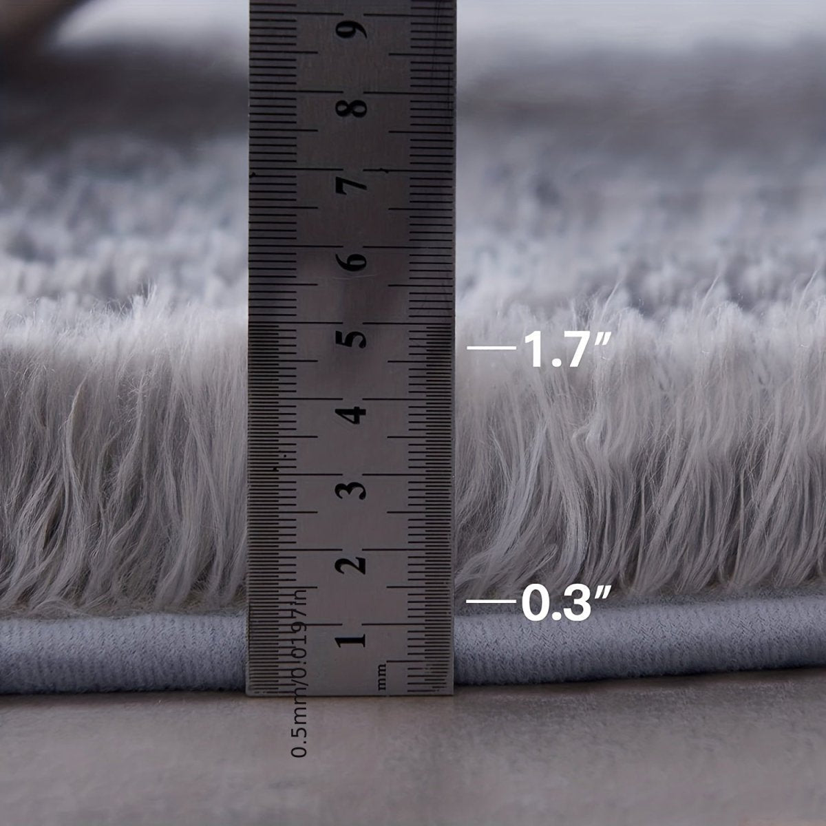 Rond Plush Vloerkleed Zacht en Zachtaardig Clouda
