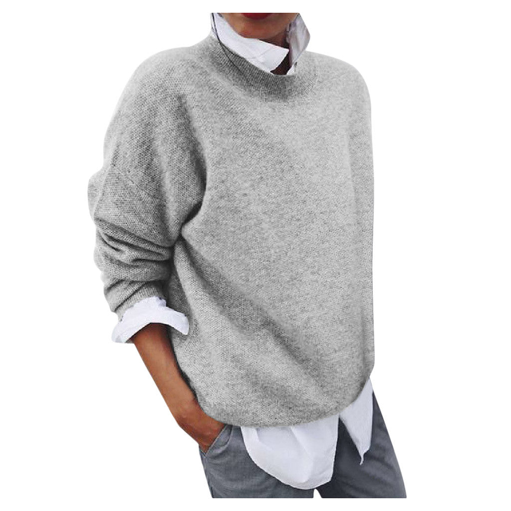 Dames Trui met Blouse 2 in 1 Zwart Elegante Stijl