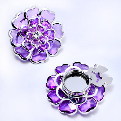 Dames Bloem Manchetknoop Elegant met Knop