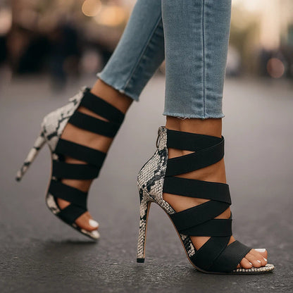 Dames Pumps Leer Spitse Neus Elegante Pasvorm