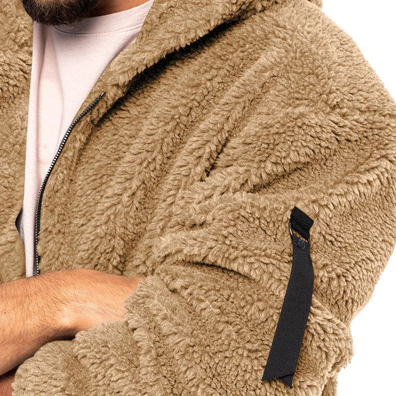 Fleece Vest Vintage Look Warm en Comfortabel