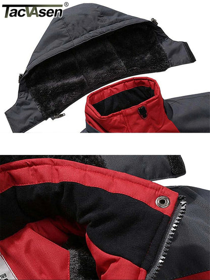Waterdichte Parka Jas met Fleece Voering en Capuchon