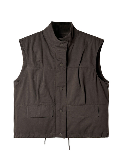 Gewatteerd Gilet Comfortabel Modern Donzen Vest