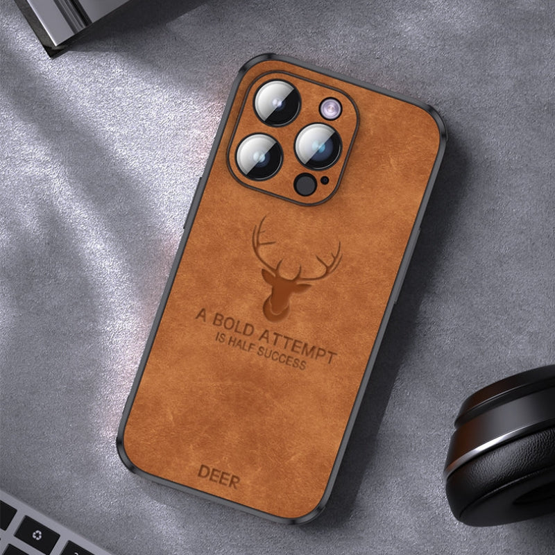 iPhone Hoes van Hertenleer Luxe Beschermhoes Veltro