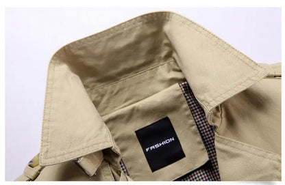 Trenchcoat Warm Michiel Winterjas voor Mannen