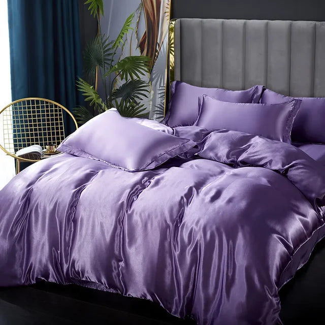 Zijde Beddengoed Set Luxe Satijn Soft