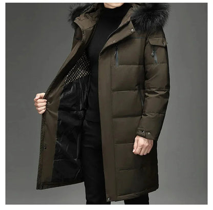 Waterdichte Winterparka met Capuchon Warm en Waterbestendig