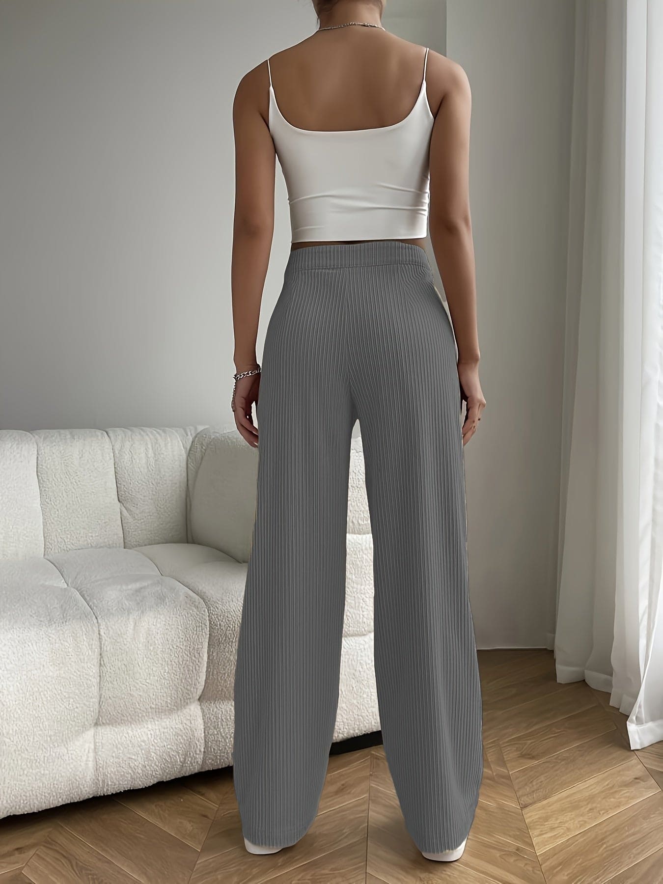 Comfortabele Ribfluweel Broek voor Dames Elara