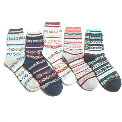 Dames Sokken 5-Pack Warm en Zacht Scandinavisch Ontwerp