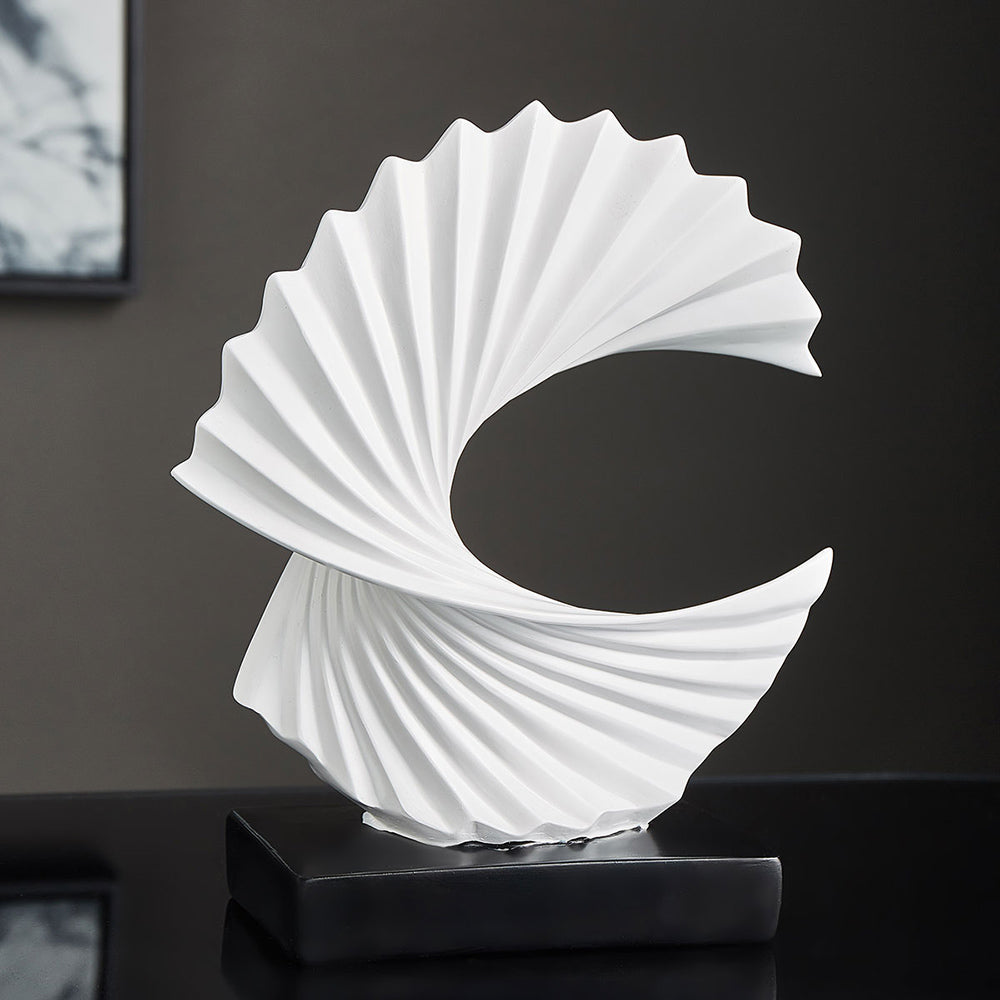 Maansikkel Sculptuur Modern Zilverkleurig Design