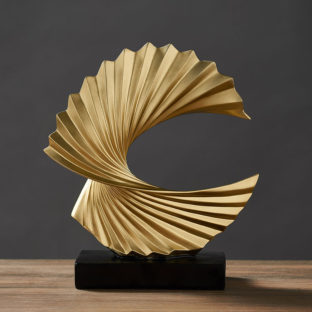 Maansikkel Sculptuur Modern Zilverkleurig Design