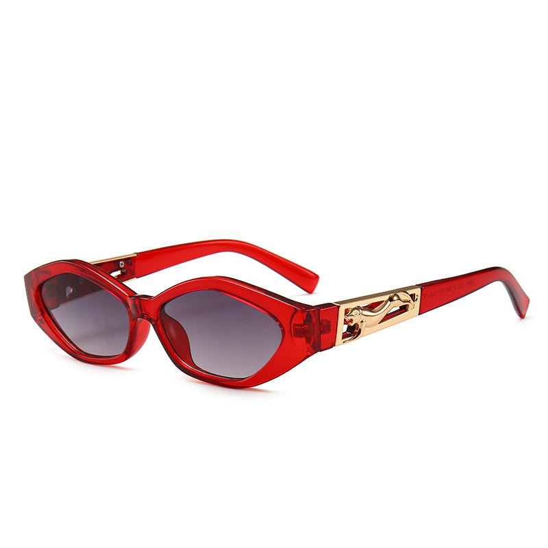 Dames Zonnebril Cat Eye Hoekig met Statement Pootjes