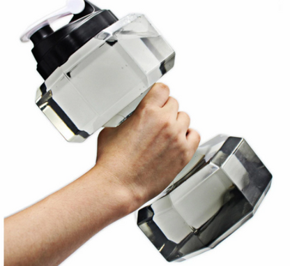 Waterfles Dumbbell voor Fitness en Hydratatie