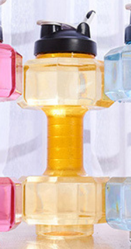 Waterfles Dumbbell voor Fitness en Hydratatie