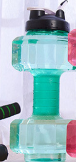 Waterfles Dumbbell voor Fitness en Hydratatie