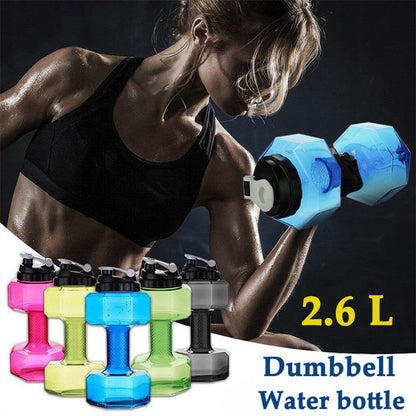Waterfles Dumbbell voor Fitness en Hydratatie
