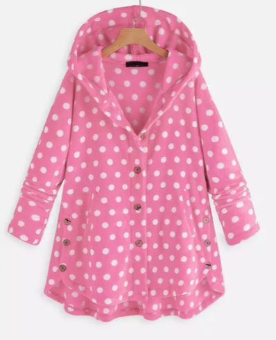 Zachte Fleece Badjas met Capuchon voor Dames