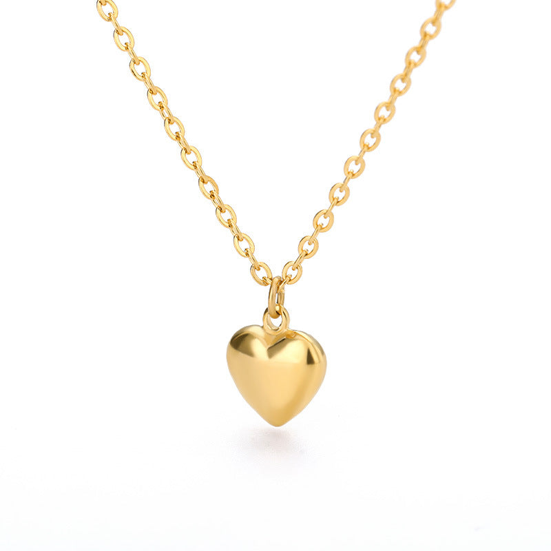 Dames Ketting van Roestvrij Staal met Hartjes Model