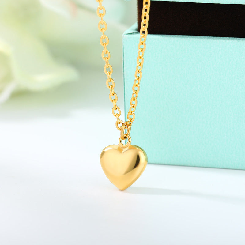 Dames Ketting van Roestvrij Staal met Hartjes Model