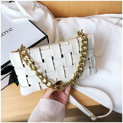 Dames Schoudertas Gouden Ketting Trendy Design Larosa