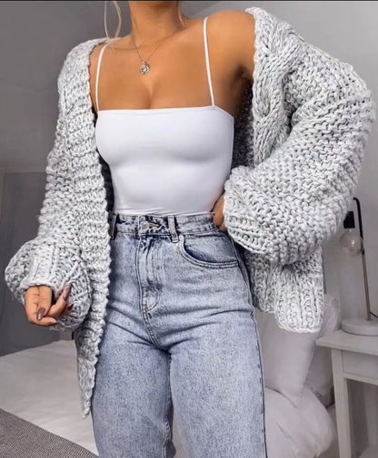 Dames Gebreide Vest Stijlvol Chunky Rani