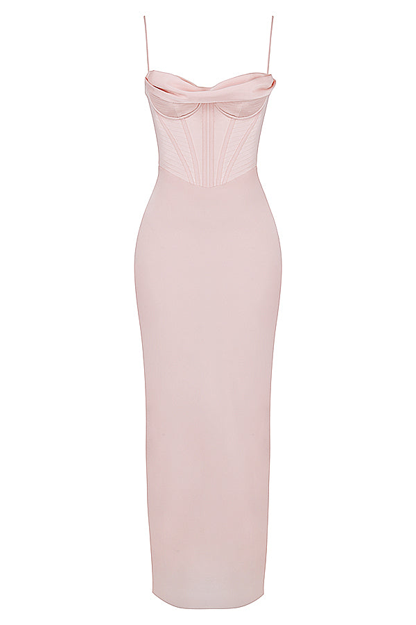 Maxi Jurk Korset Stijl Isabella Frauen