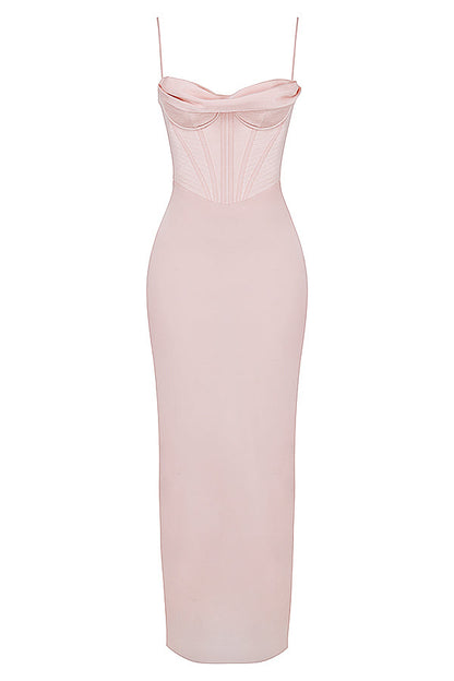 Maxi Jurk Korset Stijl Isabella Frauen