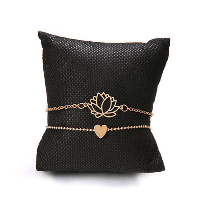 Goudkleurige Lotus Armband voor Dames