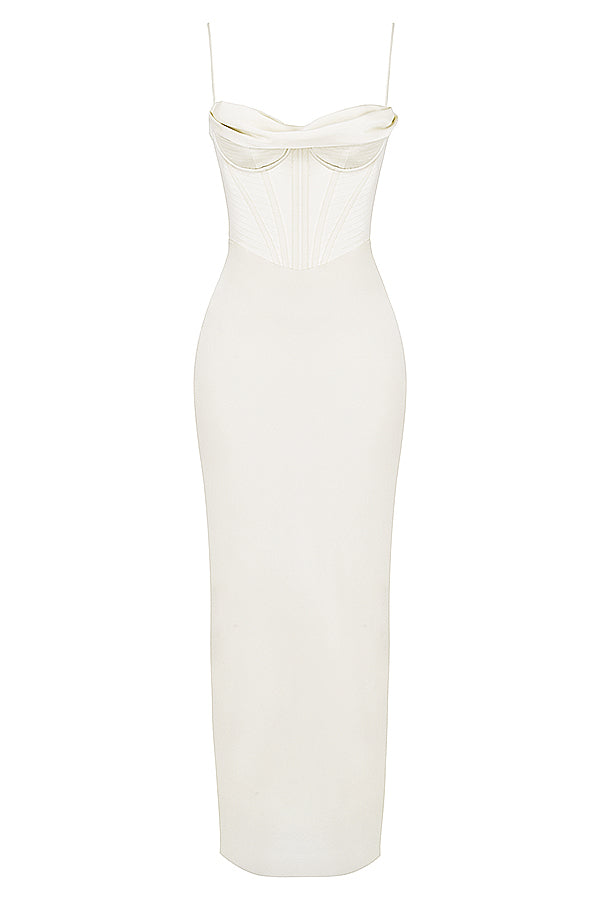 Maxi Jurk Korset Stijl Isabella Frauen