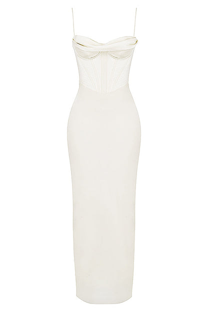 Maxi Jurk Korset Stijl Isabella Frauen