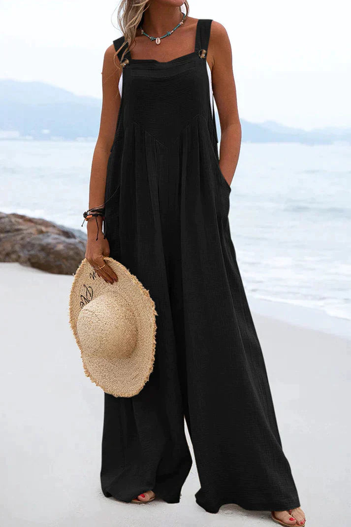 Jumpsuit Vierkante Kraag Casual Zomerjurk