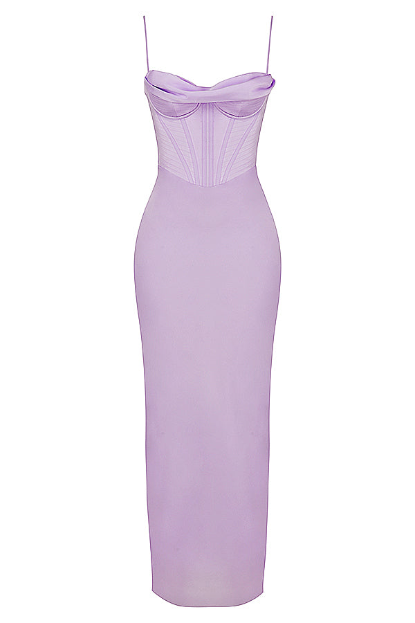 Maxi Jurk Korset Stijl Isabella Frauen
