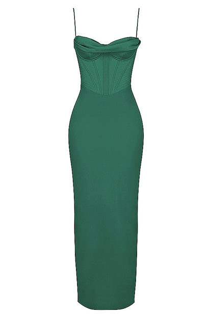 Maxi Jurk Korset Stijl Isabella Frauen