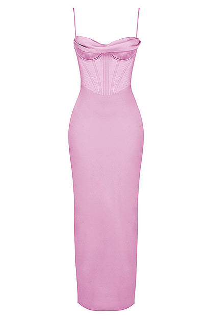 Maxi Jurk Korset Stijl Isabella Frauen